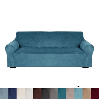 Velvet Slip Cover sofa